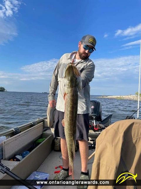 41.9375" Northern Pike caught on Lake of the Woods