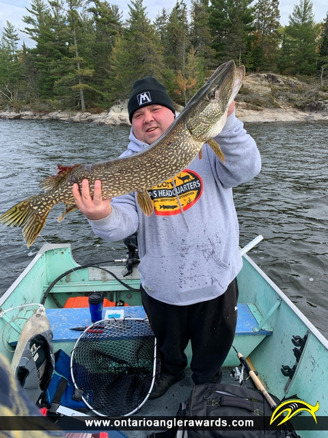 40" Northern Pike caught on Longbow Lake 