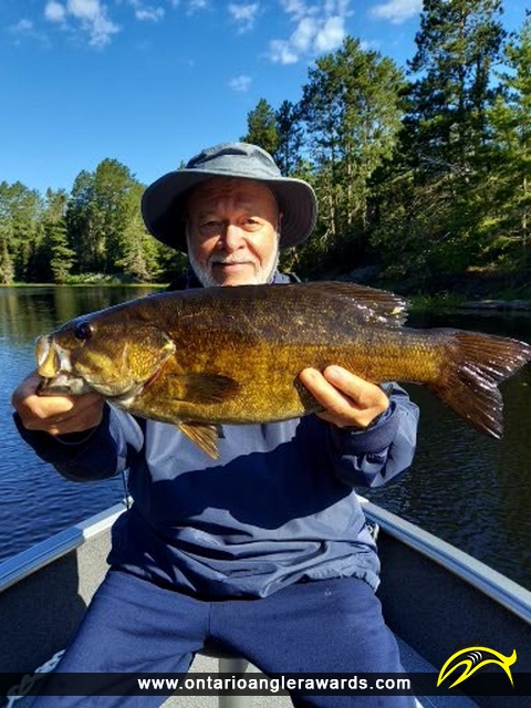 20" Smallmouth Bass caught on Little Vermilion Lake