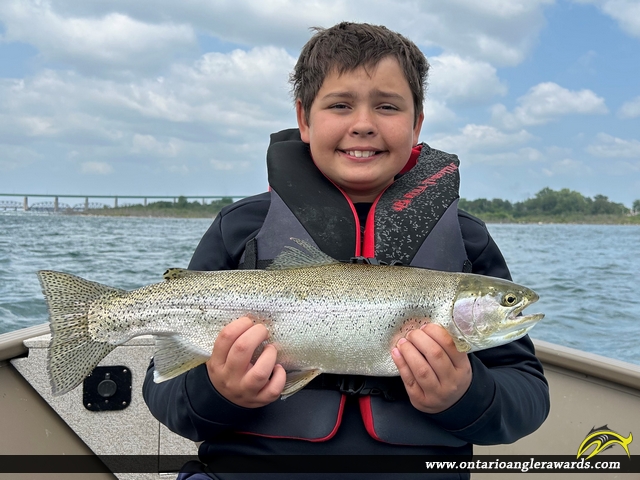 21" Rainbow Trout caught on St Mary\'s River