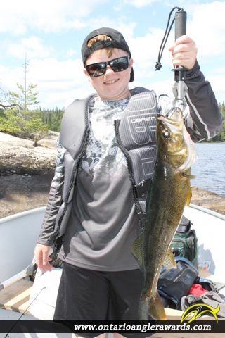 25.5" Walleye caught on Seseganaga Lake
