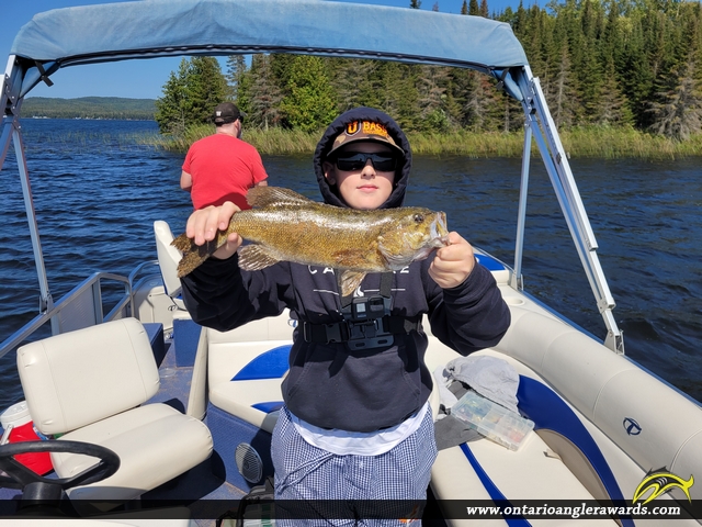 19" Smallmouth Bass caught on Sandstone Lake 