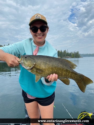 20" Smallmouth Bass caught on Crow/ Kagagi Lake