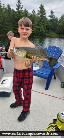 23" Largemouth Bass caught on Batelle Lake