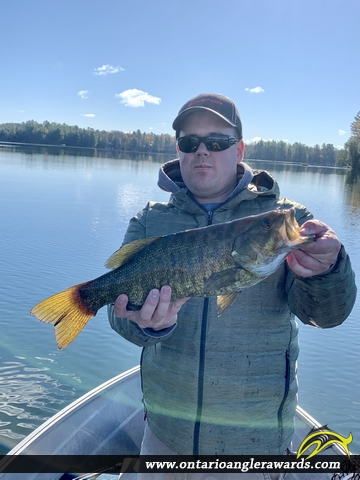 20" Smallmouth Bass caught on Clear Lake