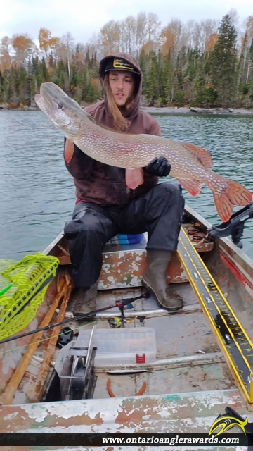 45" Northern Pike caught on Lake Superior