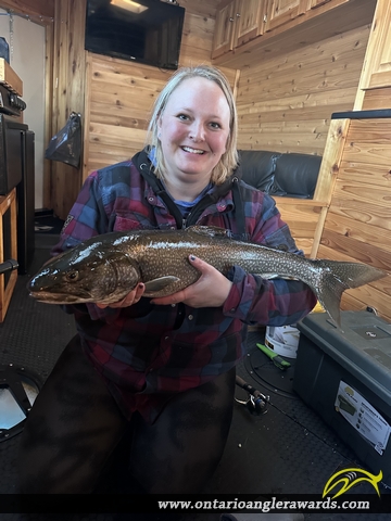 30.5" Lake Trout caught on Lake of the Woods