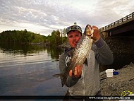 22" Whitefish caught on Rainy Lake