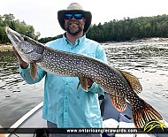 41" Northern Pike caught on English River 