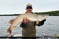 43" Northern Pike caught on Gullrock Lake