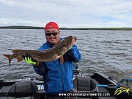 36" Northern Pike caught on Big Sand Lake