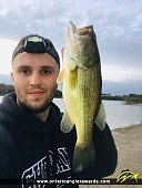 20" Largemouth Bass caught on Lake Kelso