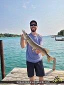 30.75" Northern Pike caught on St. Clair River