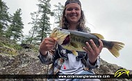 18.25" Largemouth Bass caught on Bighawk Lake