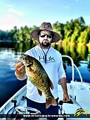 23" Smallmouth Bass caught on Big Rideau Lake