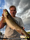 30" Walleye caught on St. Lawrence River