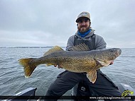 31" Walleye caught on Bay of Quinte