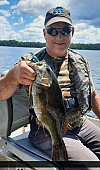 18.75" Smallmouth Bass caught on Murray Lake