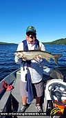 28" Lake Trout caught on Pipestone Lake