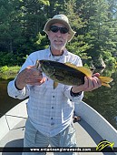 17.5" Smallmouth Bass caught on Mink Lake