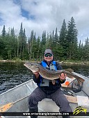 41.5" Northern Pike caught on Mojikit Lake