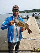 19" Smallmouth Bass caught on Guelph Lake