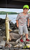 35" Northern Pike caught on St. Lawrence River