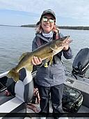 29" Walleye caught on Lake of the Woods