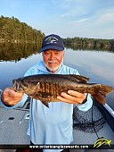 18" Smallmouth Bass caught on Namakin Lake