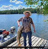 41" Lake Trout caught on Lake Temagami