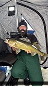 27.5" Walleye caught on Lake Huron