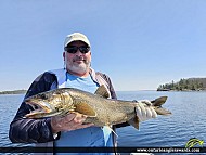 28" Lake Trout caught on Georgian Bay