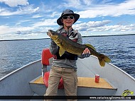 27" Walleye caught on Onaman Lake