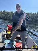 35" Northern Pike caught on Borden Lake