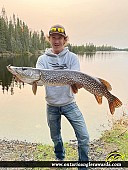 40.5" Northern Pike caught on Vedette Lake