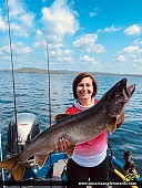 34.5" Lake Trout caught on Lake Temagami