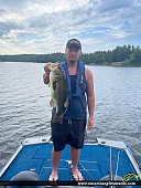 20.75" Largemouth Bass caught on La Cloche Lake
