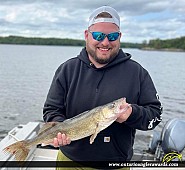 25.25" Walleye caught on Lake of the Woods