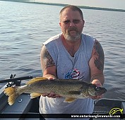 25" Walleye caught on Lake of the Woods
