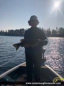 17" Smallmouth Bass caught on Winnipeg River 
