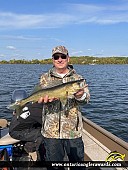 25.75" Walleye caught on Lake of the Woods