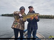 28.5" Walleye caught on Lake of the Woods