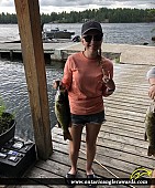 18" Smallmouth Bass caught on French River