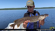 33" Northern Pike caught on Sandbar Lake