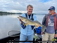 28" Walleye caught on Gull Lake