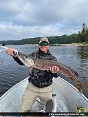 39" Northern Pike caught on Lount Lake