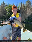 32" Northern Pike caught on Lake Apsey 