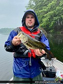 18" Largemouth Bass caught on Walter Lake 
