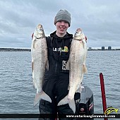 28" Whitefish caught on Lake Simcoe