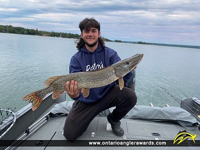 42" Northern Pike caught on Lake Superior 